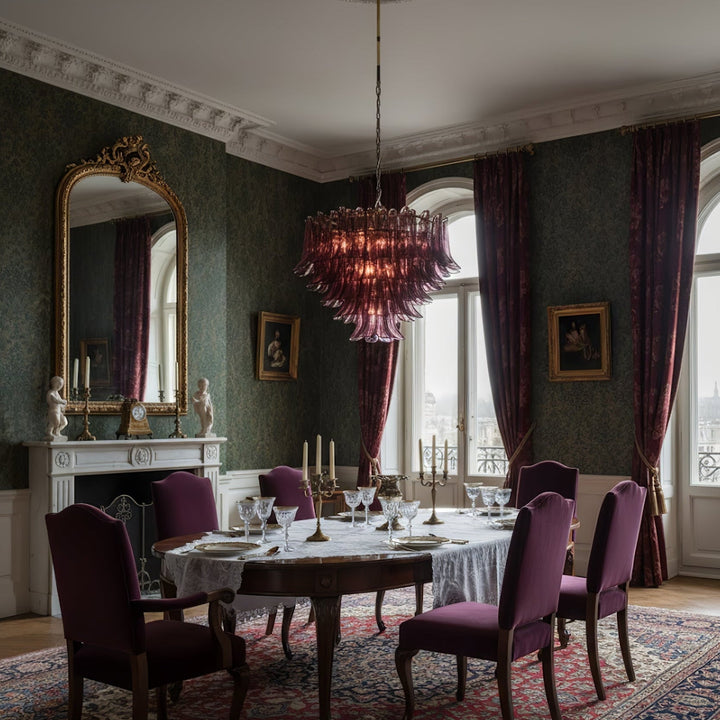 Amethyst Bloom lampadario