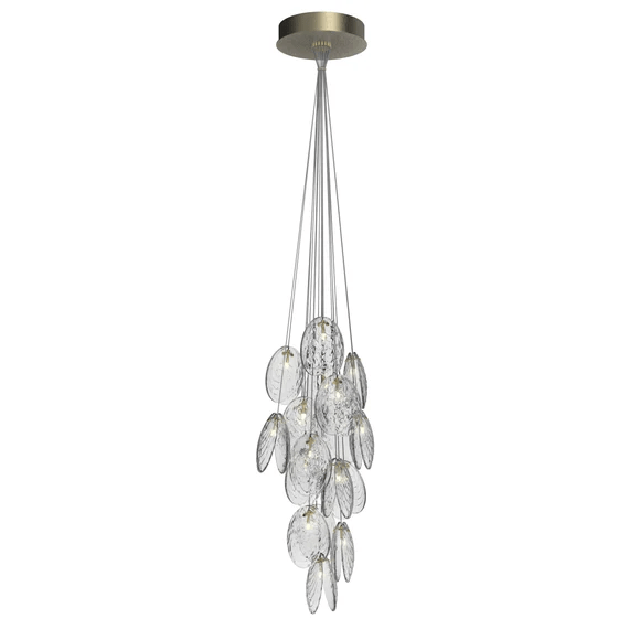 Thalassic lampadario grappolo Architettonico a Gocce