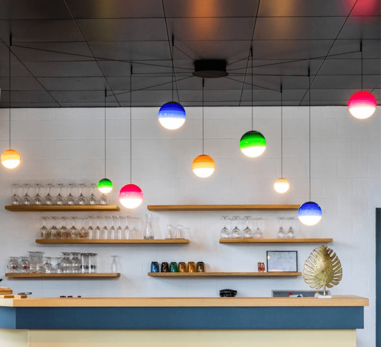 Chromia Orb grappolo lampada a sospensione a globo