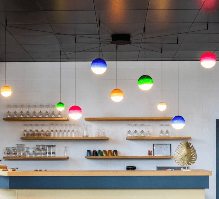 Chromia Orb grappolo lampada a sospensione a globo