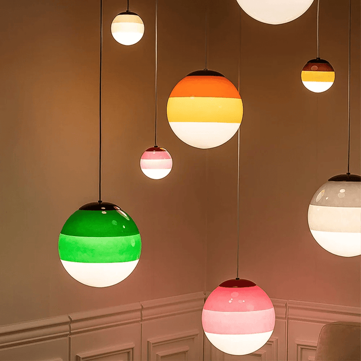 Chromia Orb grappolo lampada a sospensione a globo