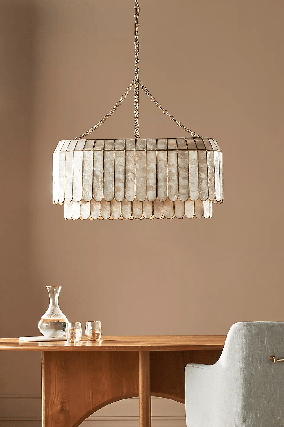 Capiz Aurelia lampadario