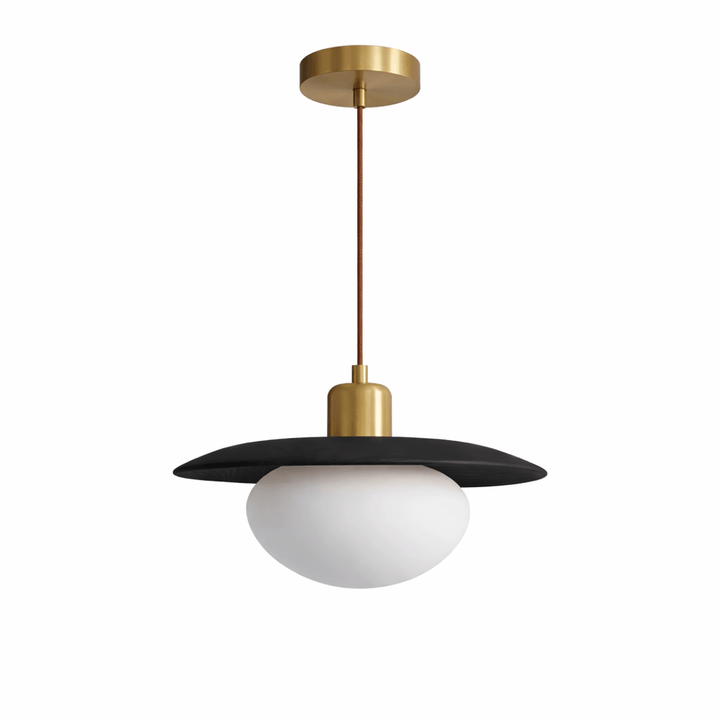 Solmere lampada a sospensione in legno alabastro