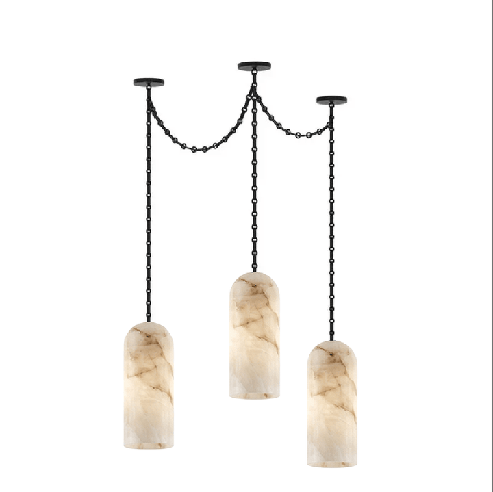 Auberon lampadario a Catena Cascante in Capsula