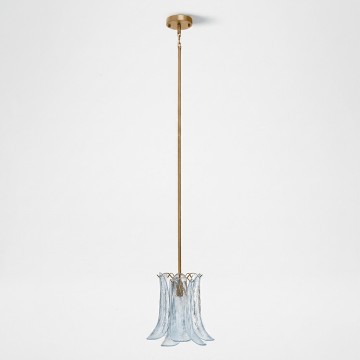 Ottilie lampada a sospensione Petal in vetro floreale