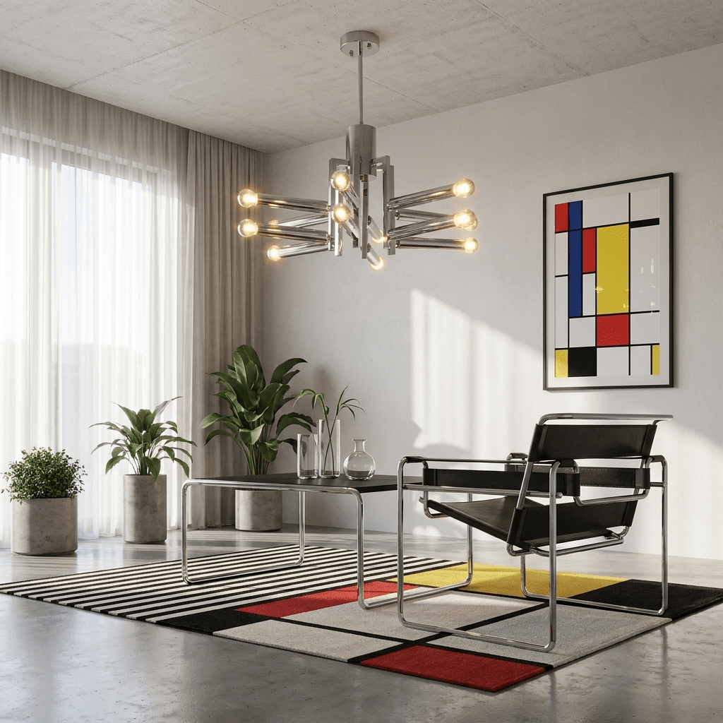 Silvienne lampadario cromato