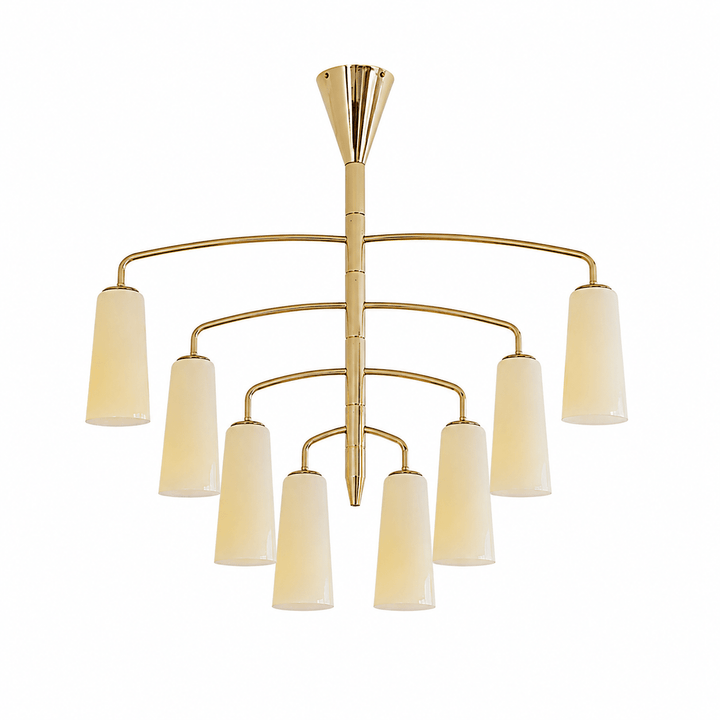 Spiral lampadario Tiered
