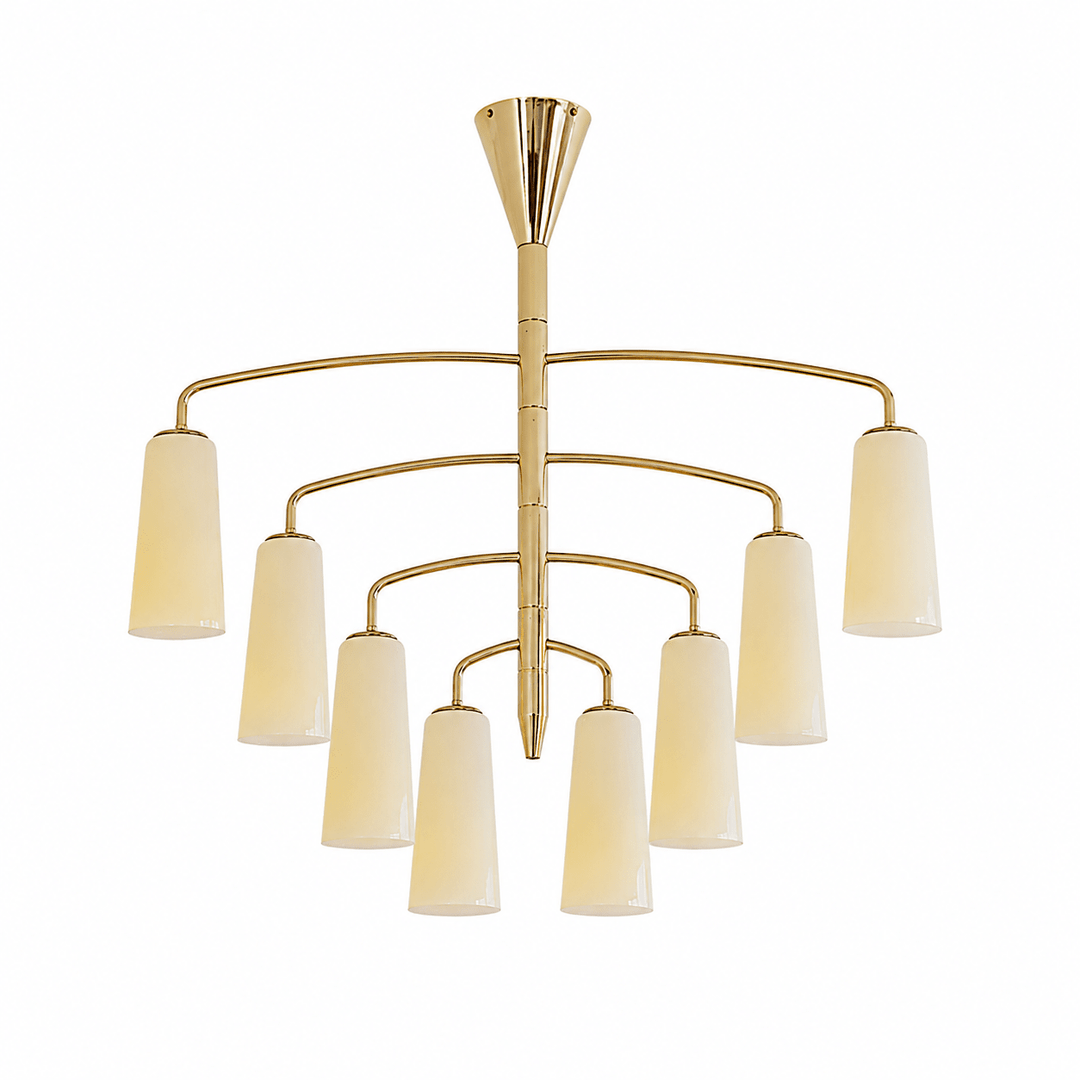Spiral lampadario Tiered