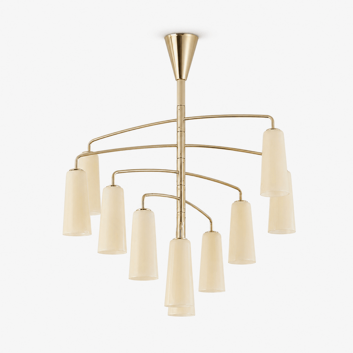 Spiral lampadario Tiered