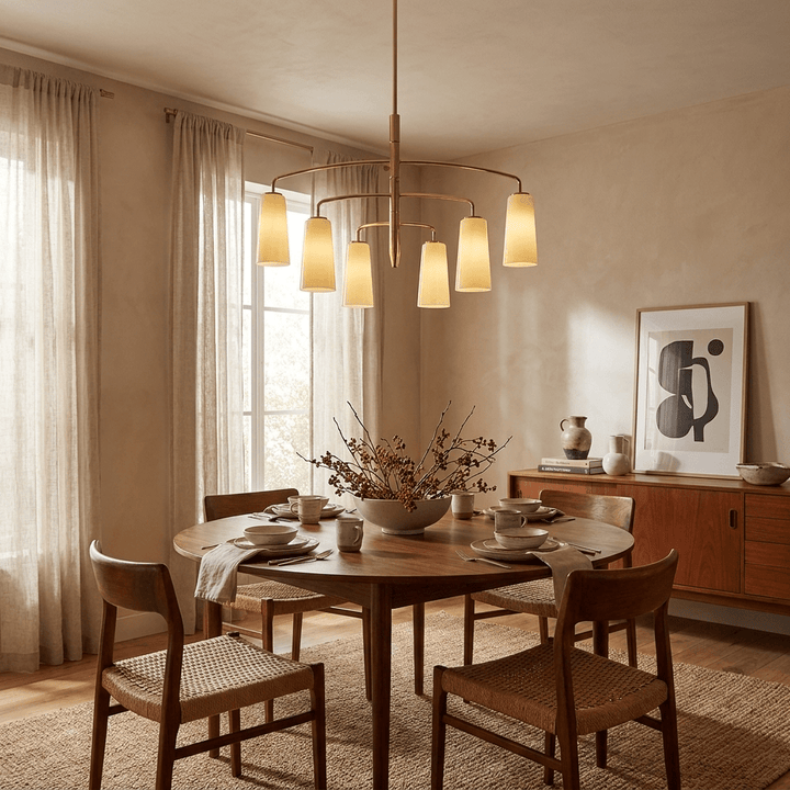 Spiral lampadario Tiered
