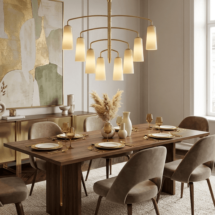 Spiral lampadario Tiered