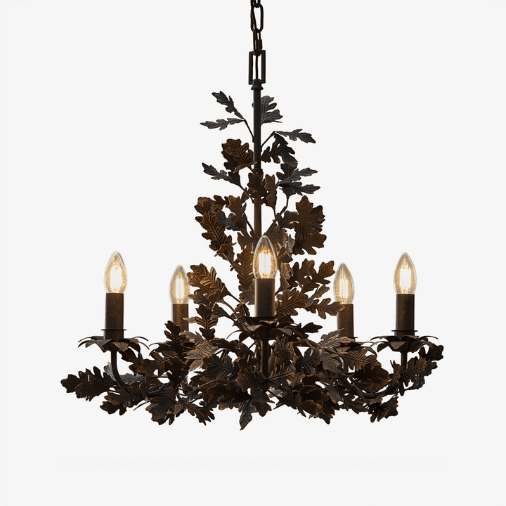 Syleeon Thicket Oak Leaf lampadario in legno