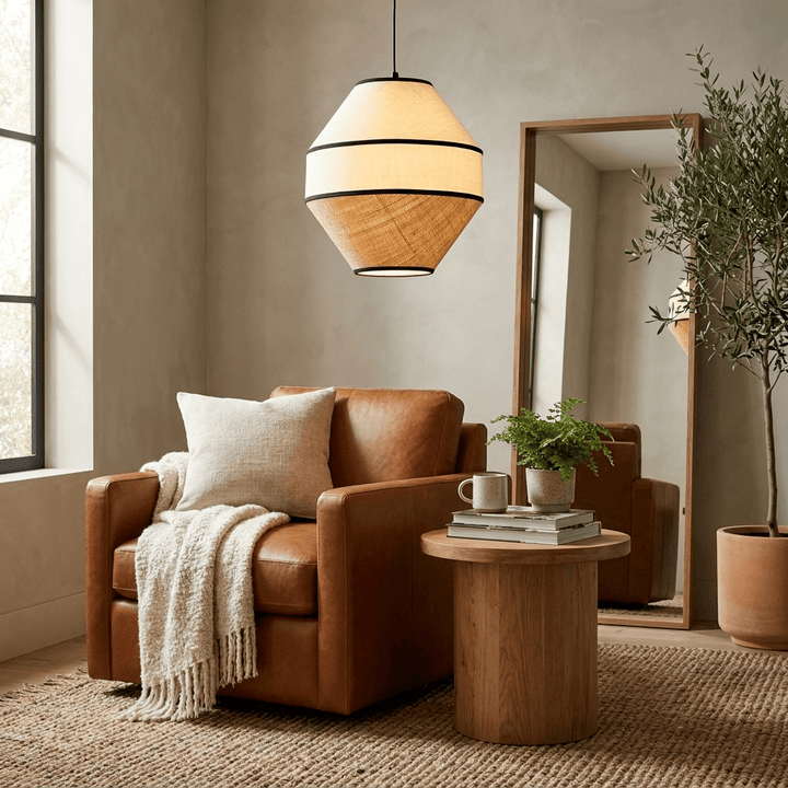 Linen lampada a sospensione
