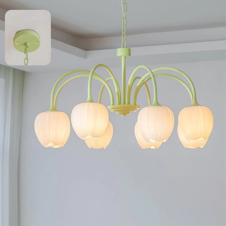 Aria Lampadari a Forma di Tulipano Fresco