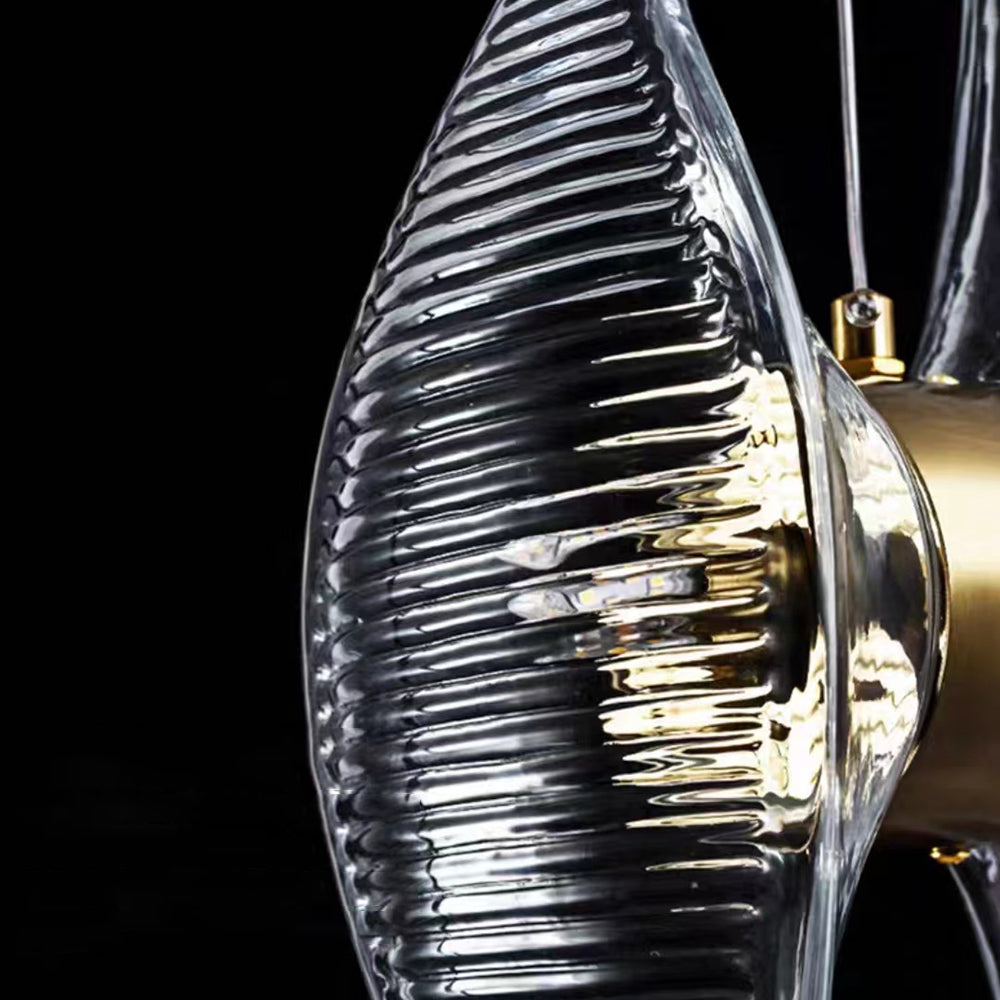 Kristy Moderno LED Lampade a Sospensione Oro Lusso Vetro Metallo Soggiorno/Camera da Letto