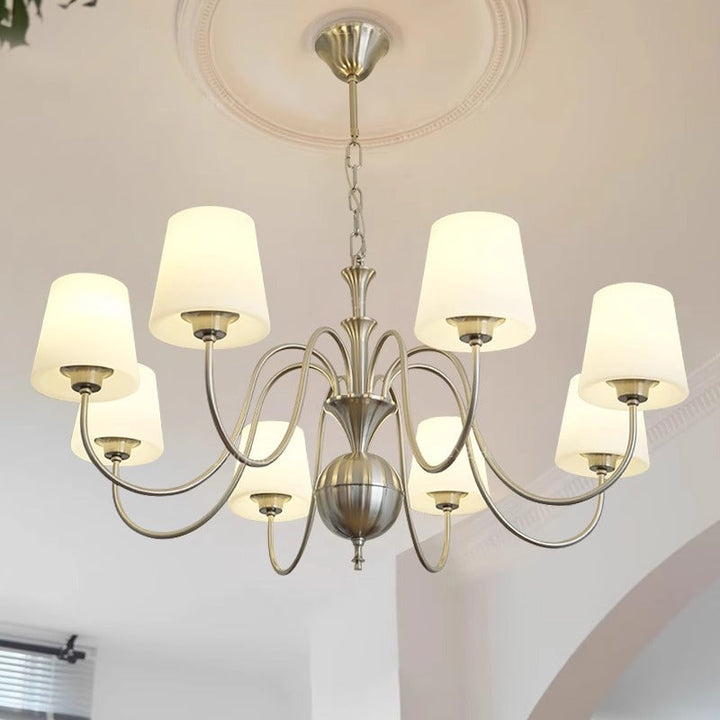 Silva Vintage Metallo Vetro Lampadari Studio Camera da Letto