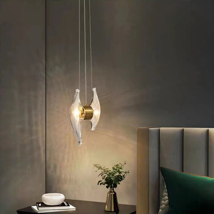 Kristy Moderno LED Lampade a Sospensione Oro Lusso Vetro Metallo Soggiorno/Camera da Letto