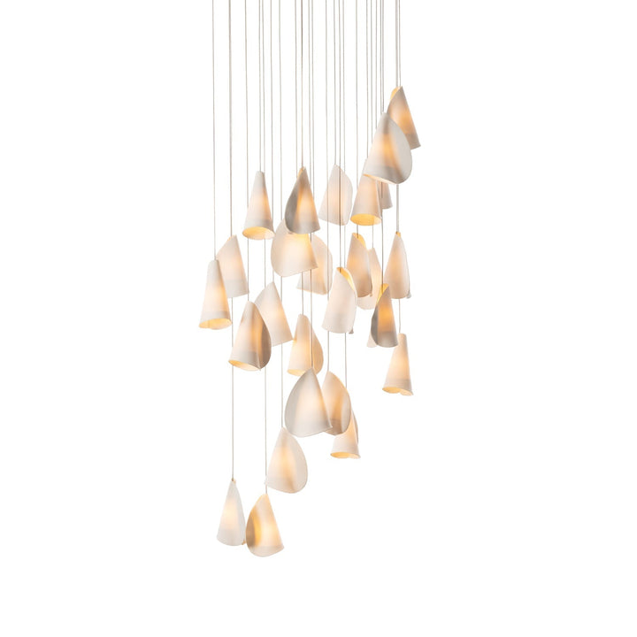 Olshaion lampada a sospensione geometrica in ceramica