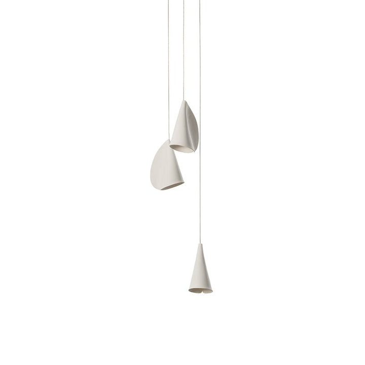 Olshaion lampada a sospensione geometrica in ceramica