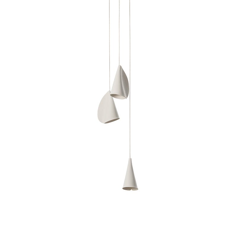 Olshaion lampada a sospensione geometrica in ceramica