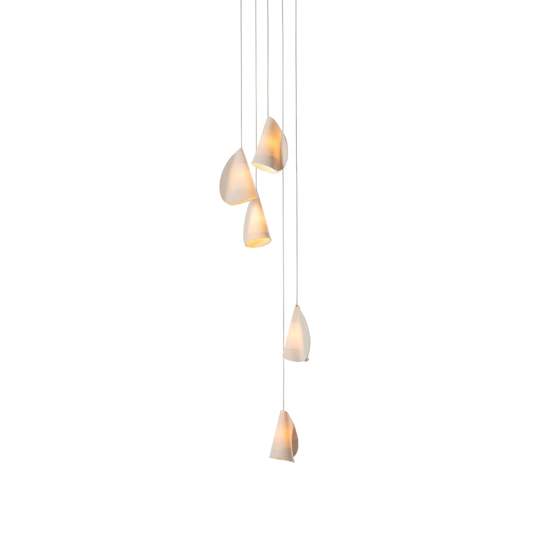 Olshaion lampada a sospensione geometrica in ceramica