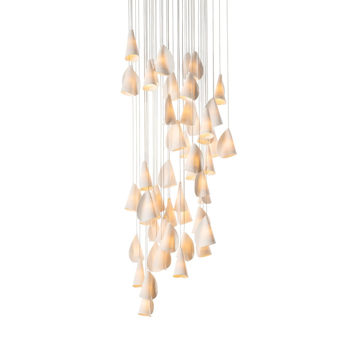 Olshaion lampada a sospensione geometrica in ceramica