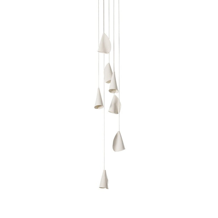 Olshaion lampada a sospensione geometrica in ceramica