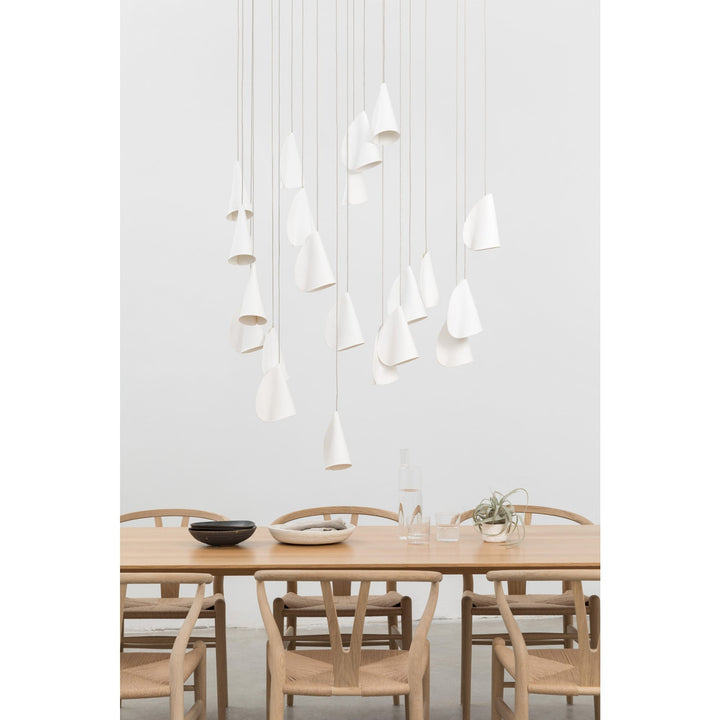 Olshaion lampada a sospensione geometrica in ceramica