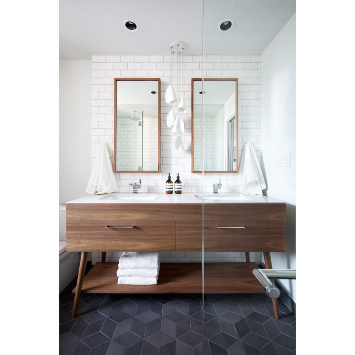 Olshaion lampada a sospensione geometrica in ceramica