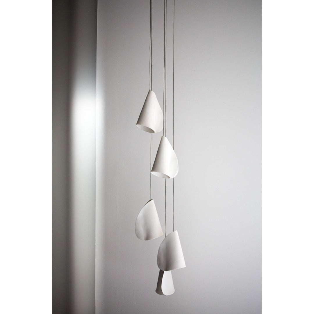 Olshaion lampada a sospensione geometrica in ceramica