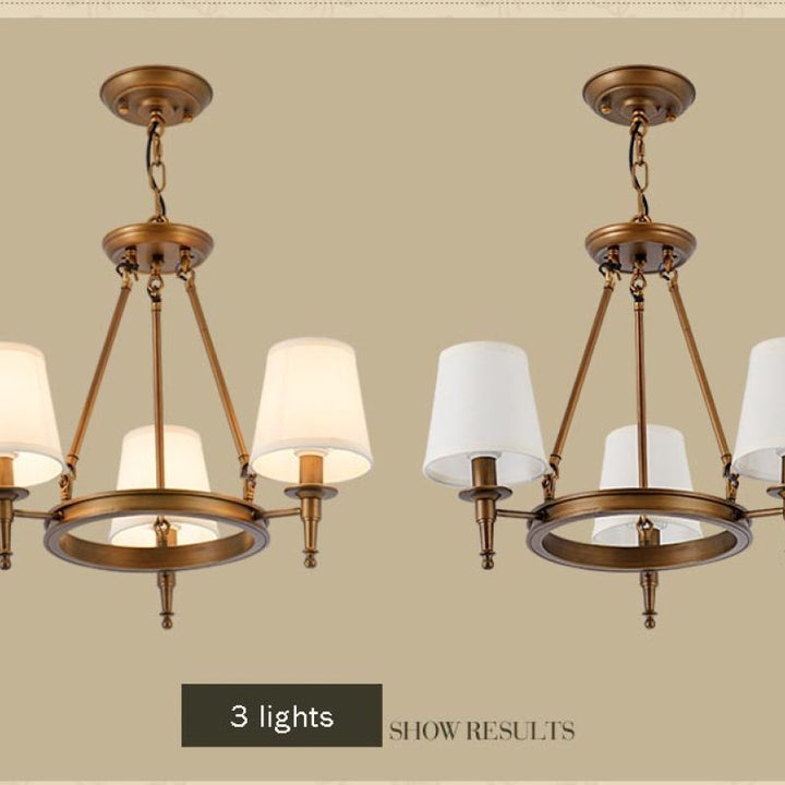 Silva Vintage Industriale LED Lampade a Sospensione Metallo Tessuto Nero/Marrone Sala da Pranzo