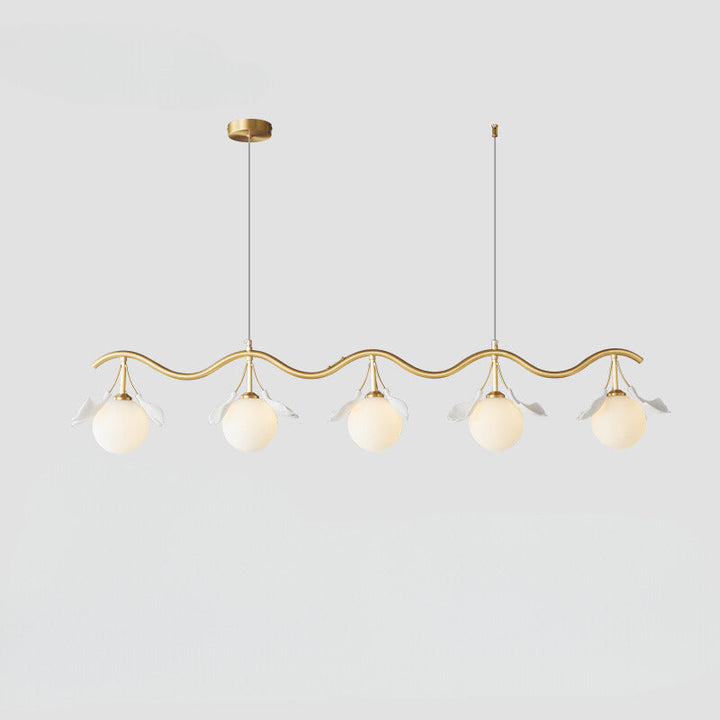 Olivia Lussi Metallo Vetro Lampadari Oro Camera da letto Soggiorno