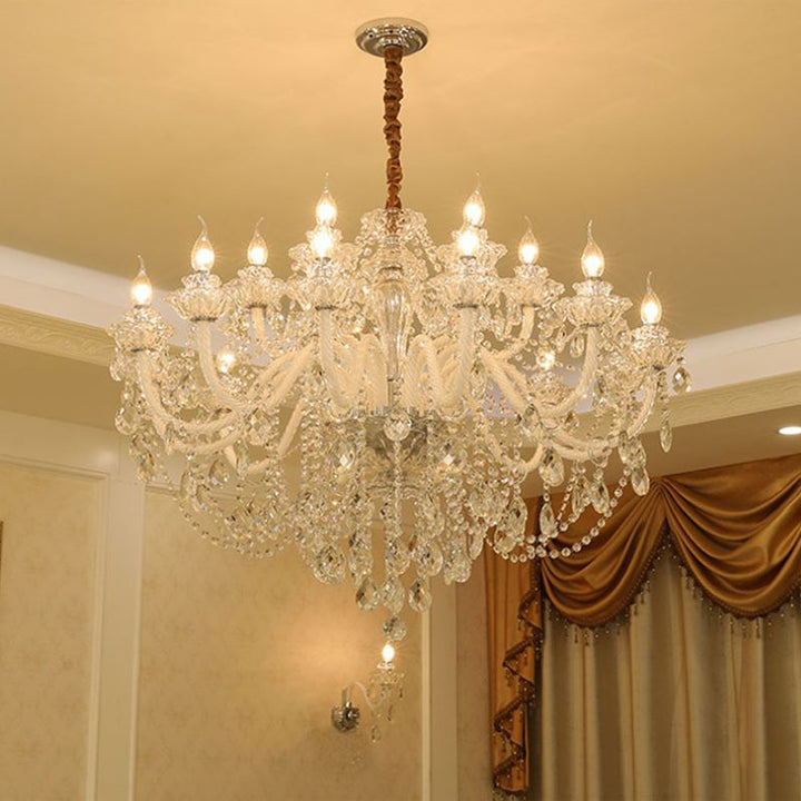 Silva Francese Cristallo Metallo Lampadari Soggiorno Sala da Pranzo