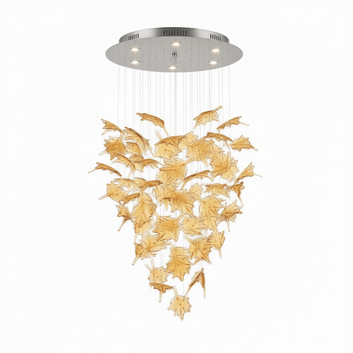 Maple rosone lampadario in Cristallo