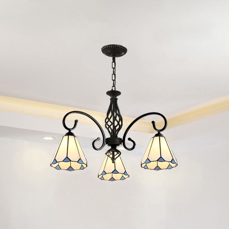 Silva Tiffany Ramo Mediterraneo Metallo Lampadari