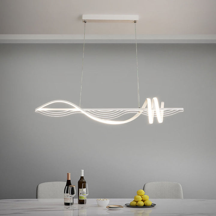 Arisha Moderno Matello Sospensione Bianco/Nero/Oro Camera da letto/Cucina