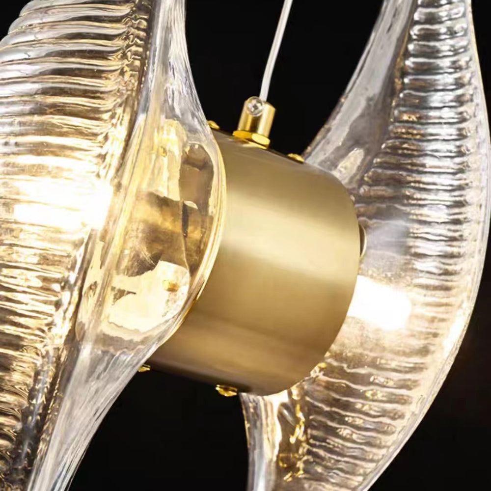 Kristy Moderno LED Lampade a Sospensione Oro Lusso Vetro Metallo Soggiorno/Camera da Letto