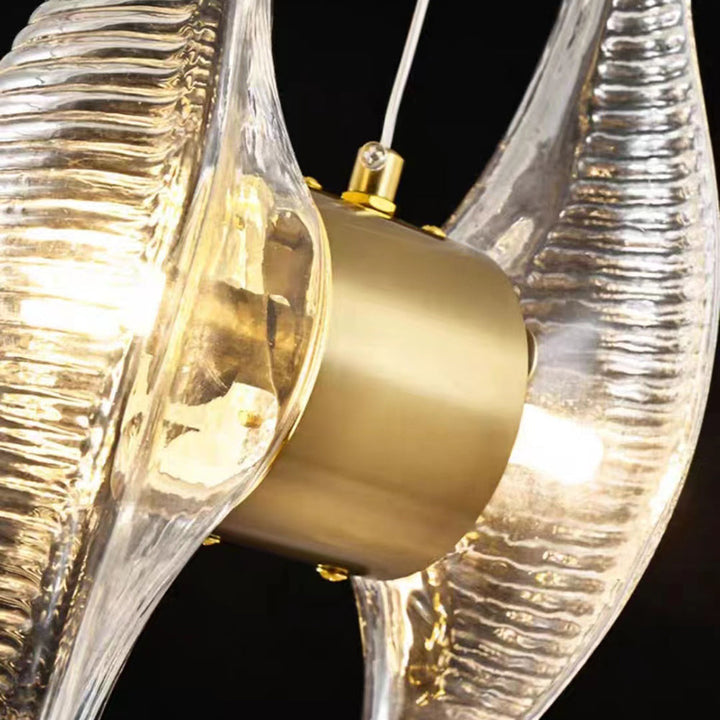 Kristy Moderno LED Lampade a Sospensione Oro Lusso Vetro Metallo Soggiorno/Camera da Letto