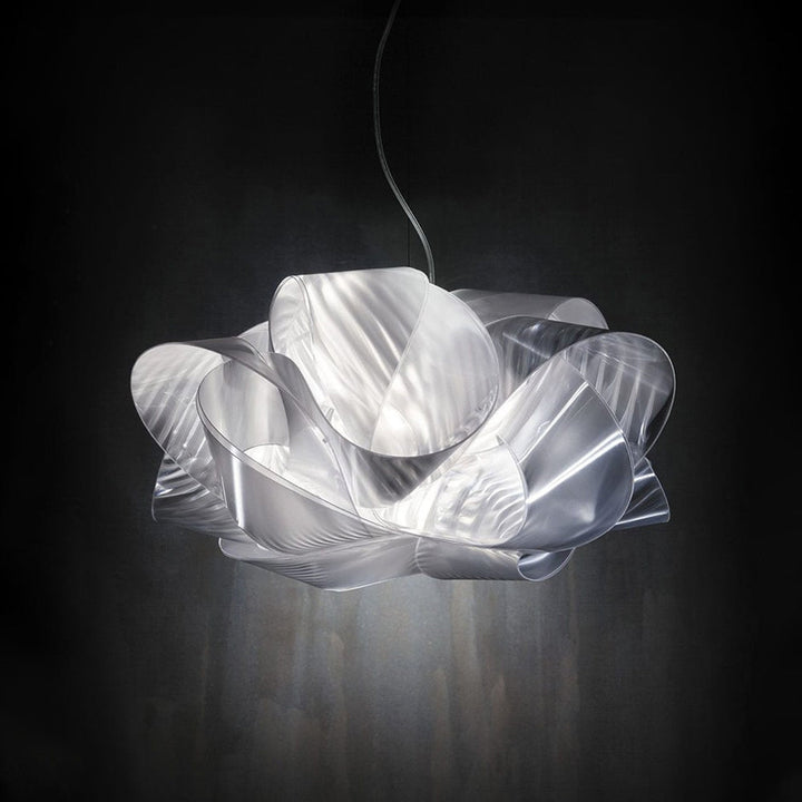 Arisha Decorativo LED Art Déco Fiore Lampada a Sospensione Acrilico Bianco Soggiorno/Camera da Letto
