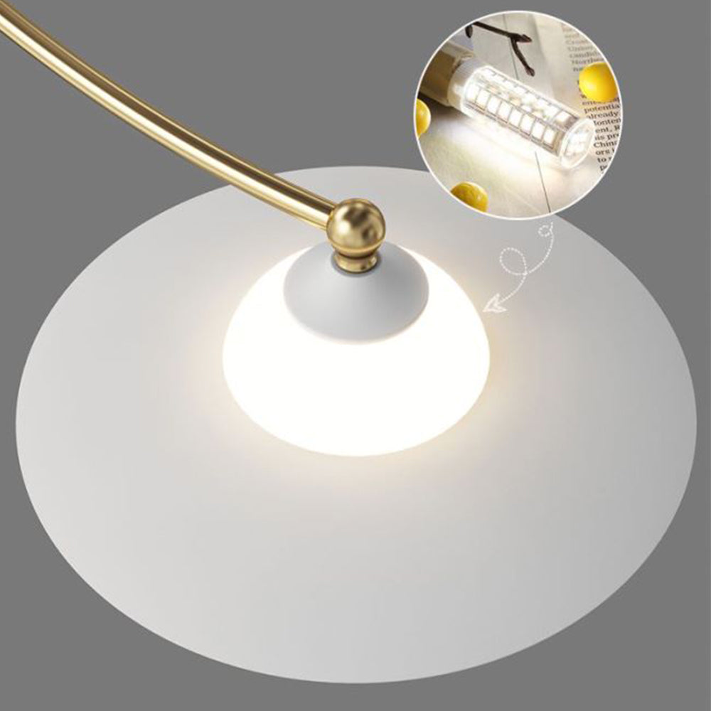 Arisha Elegante Soffiato Vetro Lampadari Soggiorno