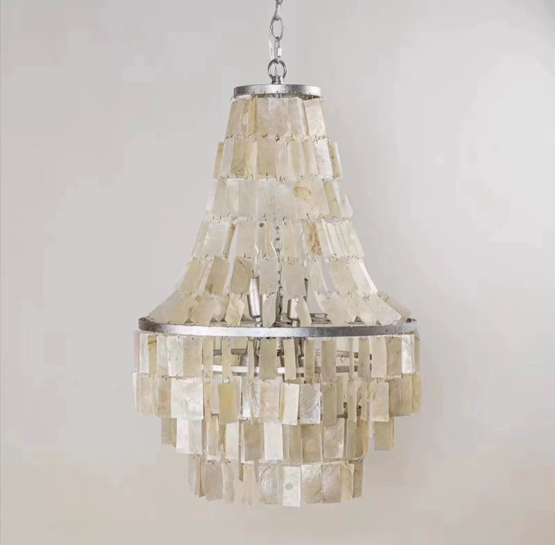 Naciira lampadario Boho Shell a Strati