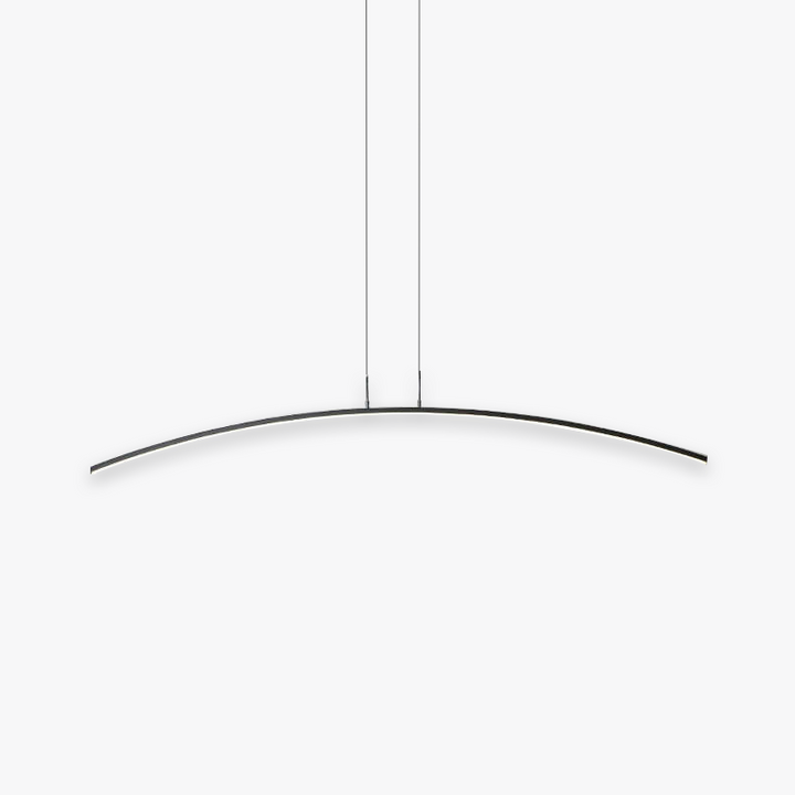 Arisha Moderna LED Curvo Lineare Lampada a Sospensione Nero/Bianco Sala da Pranzo/Soggiorno/Camera da Letto