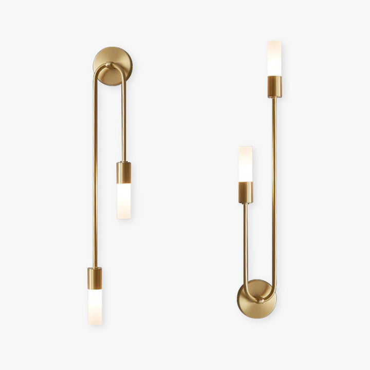 Arisha Moderno LED Applique Metallo Acrilico Oro