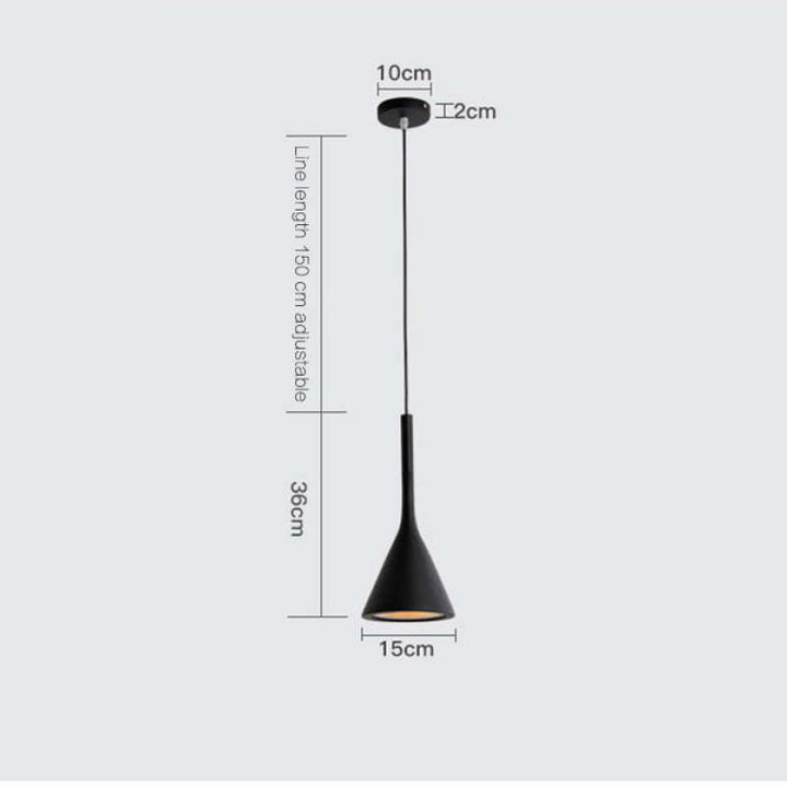 Valentina Moderno LED Triangolo Lampade a Sospensione Metallo Soggiorno