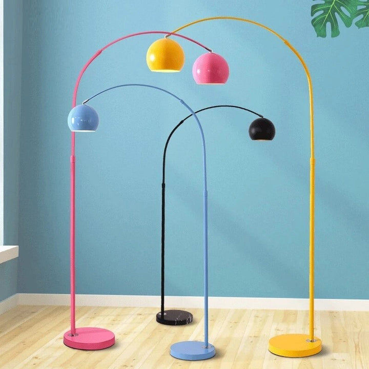 Mira Moderna LED Lampada da Terra Metallo Colorato Bellissimo