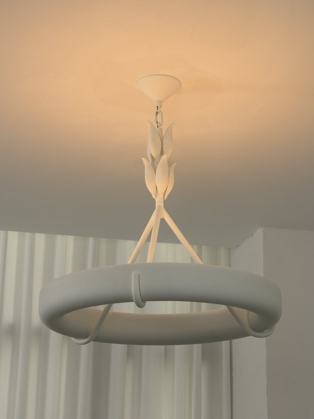 Sorarena lampadario in gesso
