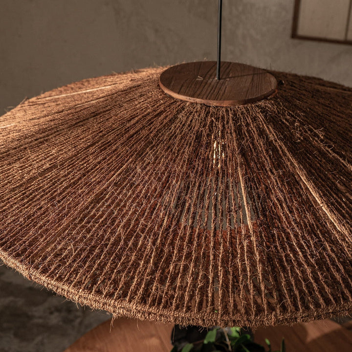 Ritta Rustico Lampade a Sospensione Rattan Soggoiorno Sala da Pranzo