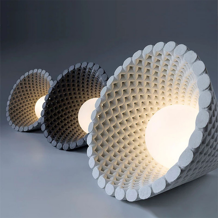 Valentina Cono Moderno Tessuto Forma Lampade a Sospensione Camera Da Letto