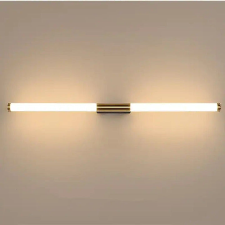 Arisha Moderno LED Applique Metallo Linea Acrilico Oro