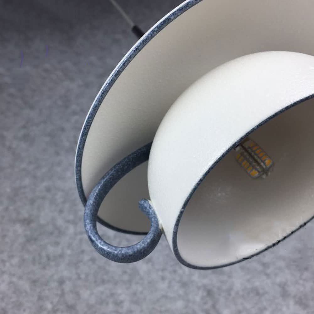 Valentina Nordic Tazza Ceramica LED Lampade a Sospensione Camera da Letto